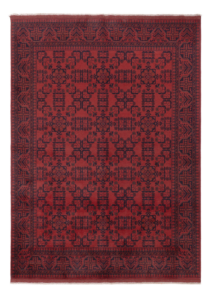 Afghan Teppich - Kunduz - 240 x 175 cm - rot