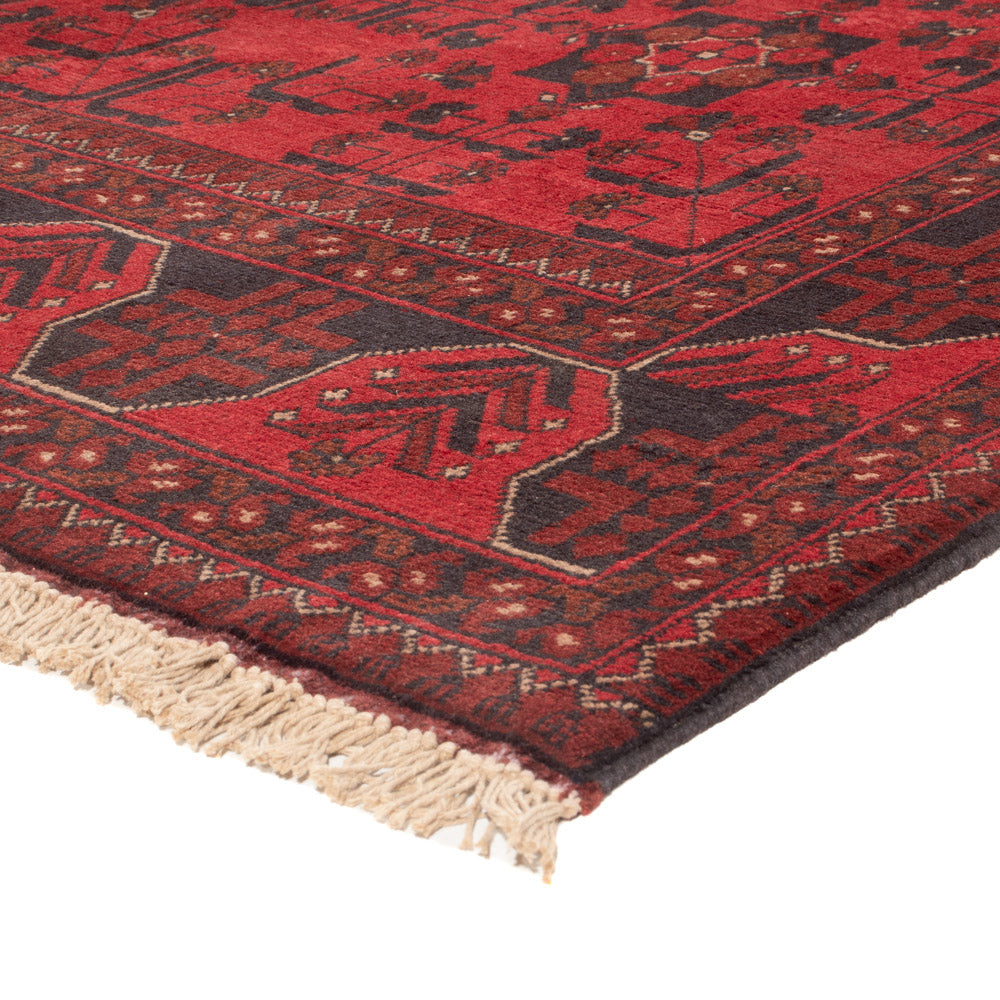 Afghan Teppich - Kunduz - 230 x 171 cm - rot