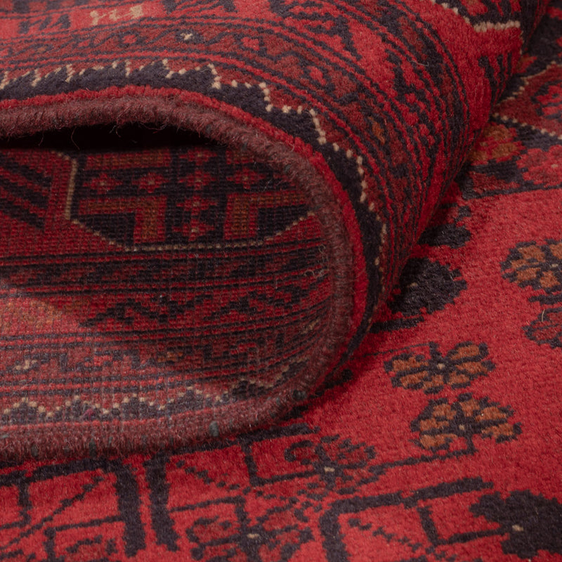 Afghan Teppich - Kunduz - 227 x 171 cm - rot