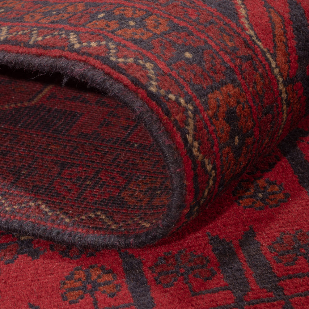 Afghan Teppich - Kunduz - 236 x 166 cm - rot