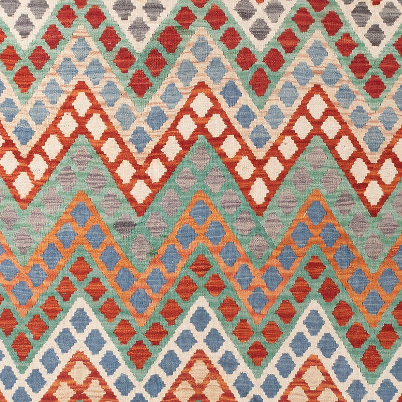 Kelim Teppich - Splash - 285 x 263 cm - bunt