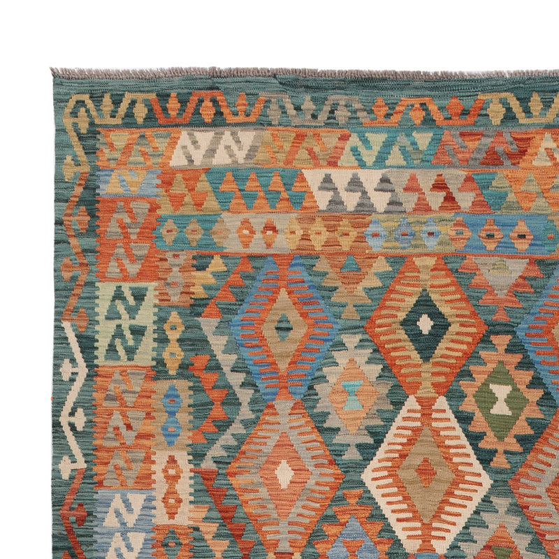 Kelim Teppich - Splash - 353 x 251 cm - bunt