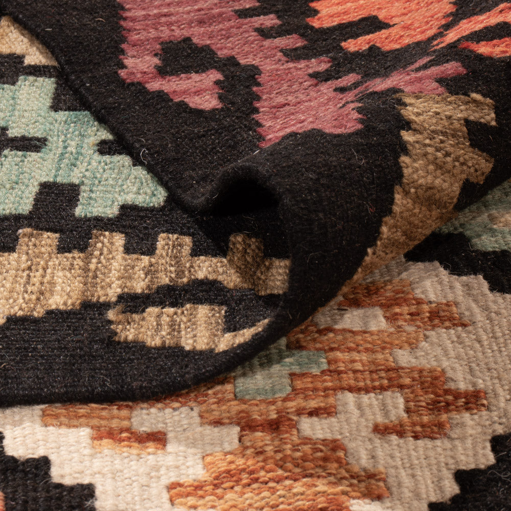 Kelim Teppich - Splash - 364 x 261 cm - bunt