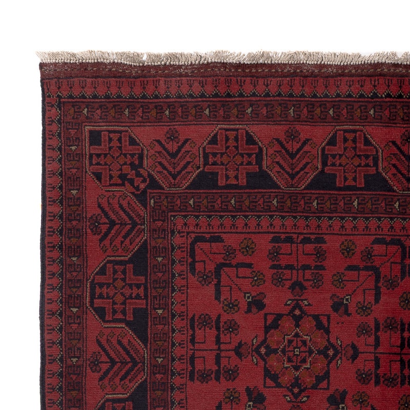 Afghan Teppich - Kunduz - 202 x 146 cm - rot