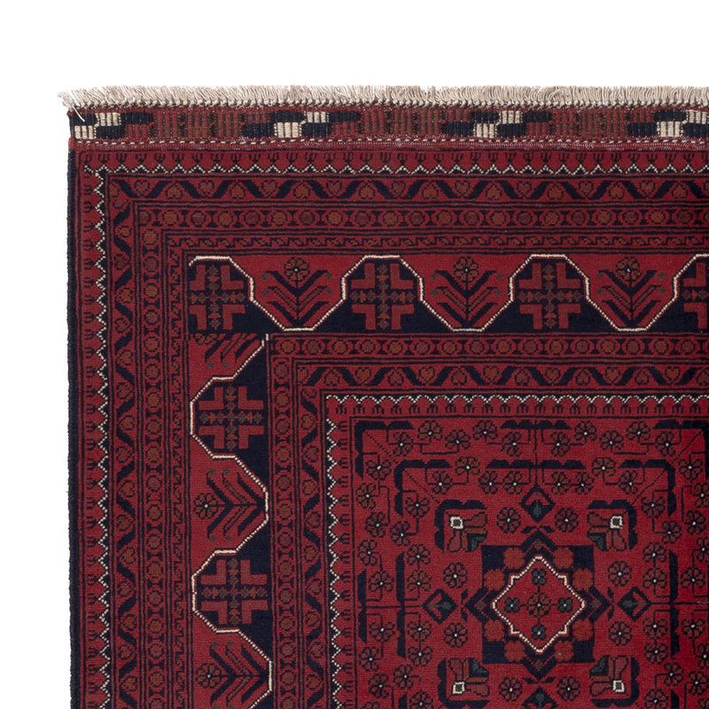 Afghan Teppich - Kunduz - Royal - 199 x 150 cm - rot