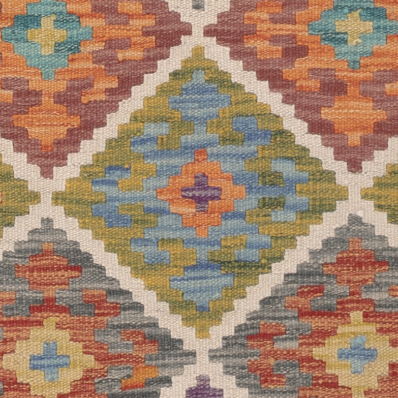 Kelim Teppich - Splash - 122 x 81 cm - mehrfarbig