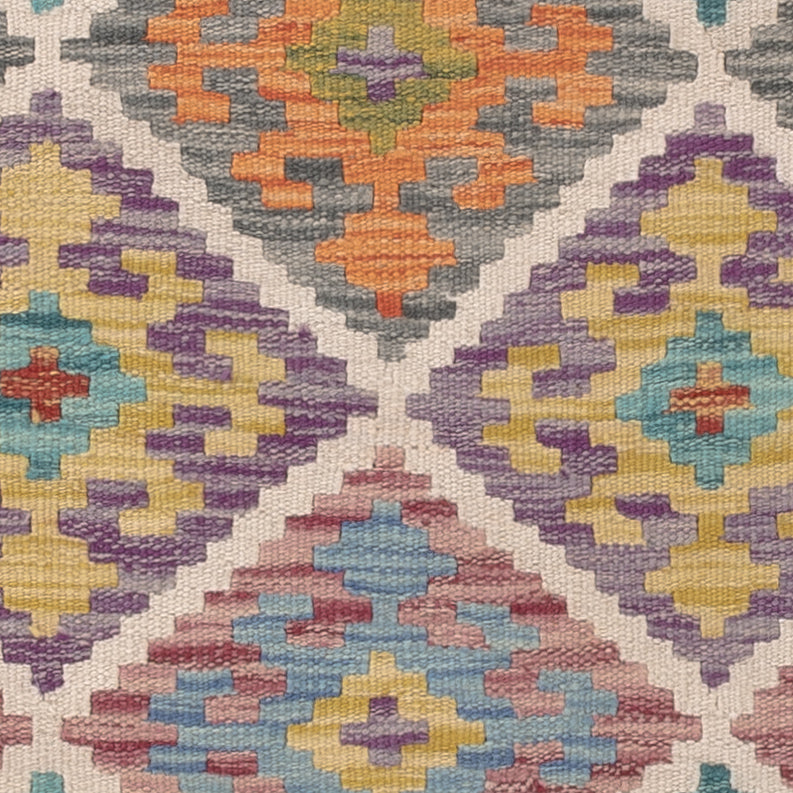 Kelim Teppich - Splash - 123 x 80 cm - mehrfarbig