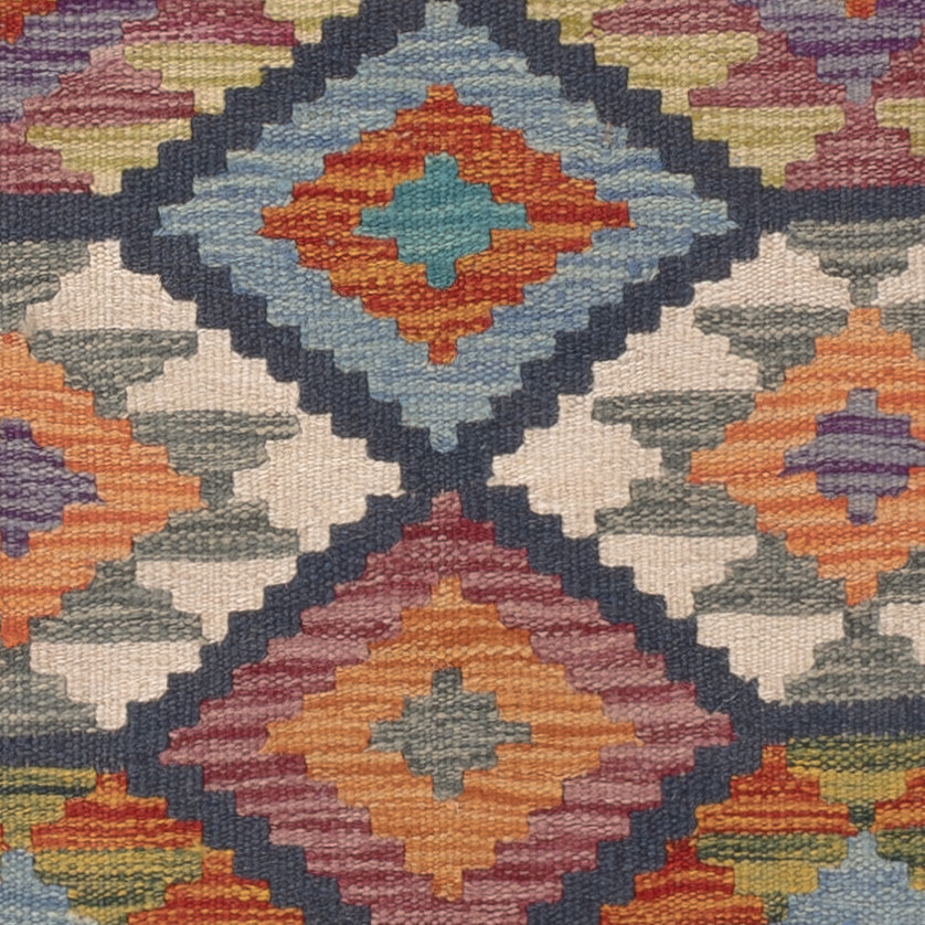 Kelim Teppich - Splash - 130 x 83 cm - mehrfarbig