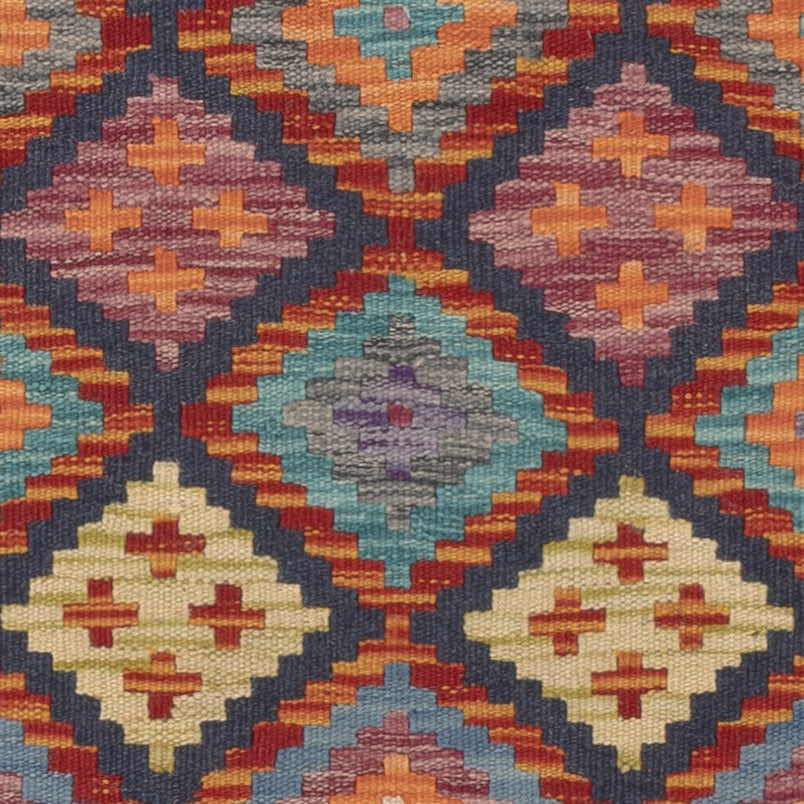 Kelim Teppich - Splash - 124 x 82 cm - mehrfarbig