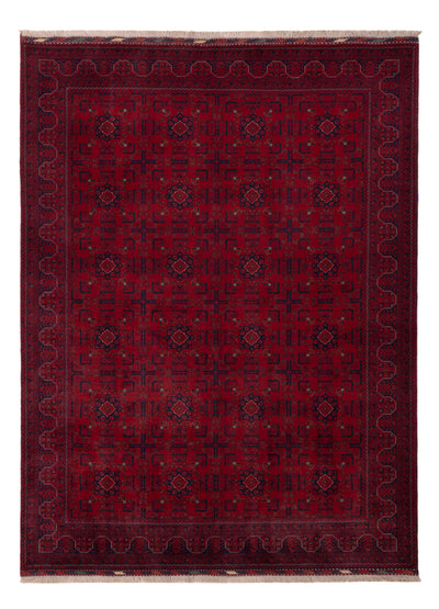 Afghan Teppich 174x235cm - Orientteppich - rot