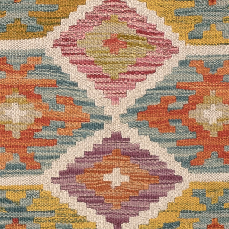 Kelim Teppich - Splash - 125 x 79 cm - mehrfarbig