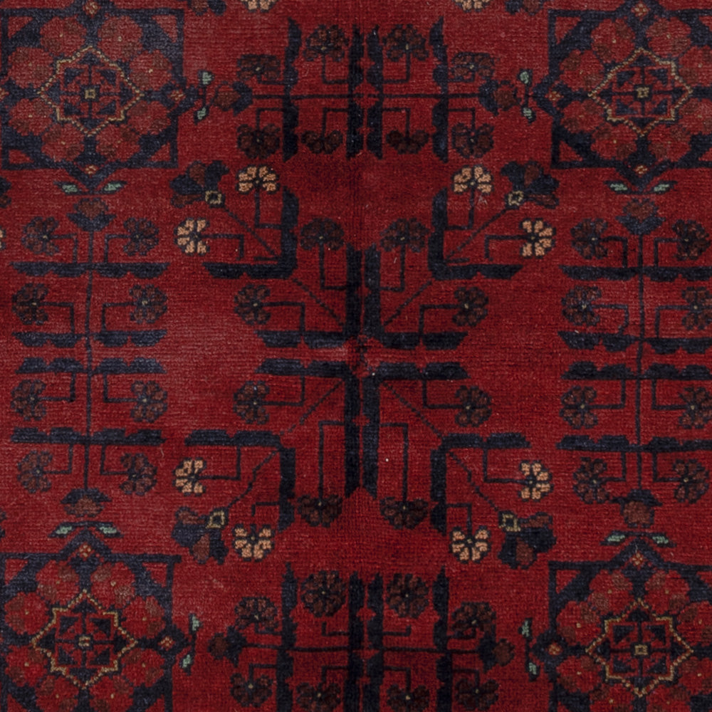 Afghan Teppich - Kunduz - 200 x 150 cm - rot