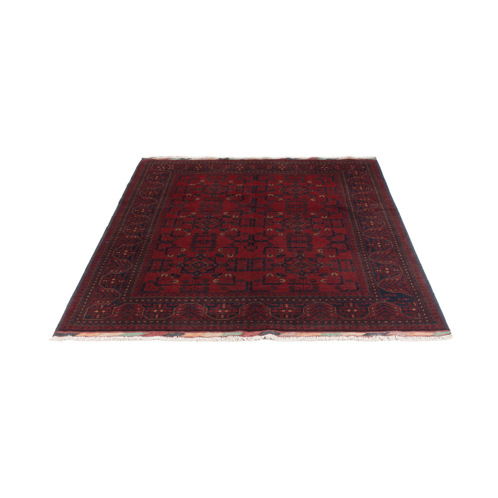 Afghan Teppich - Kunduz - 200 x 150 cm - rot