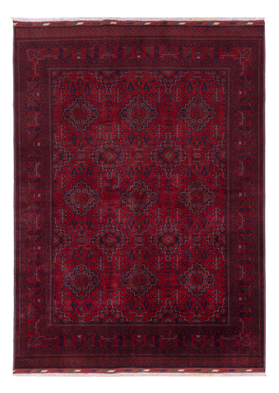 Afghan Teppich 167x232cm - Orientteppich - rot