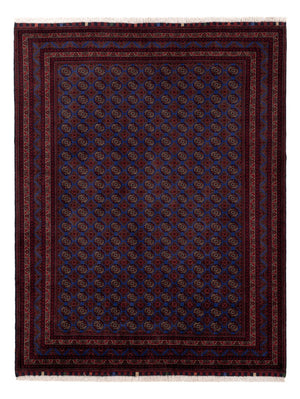 Afghan Teppich - Royal - 195 x 151 cm - blau