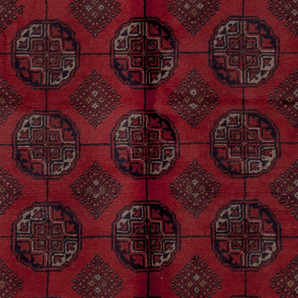 Afghan Teppich - Kunduz - 199 x 150 cm - rot