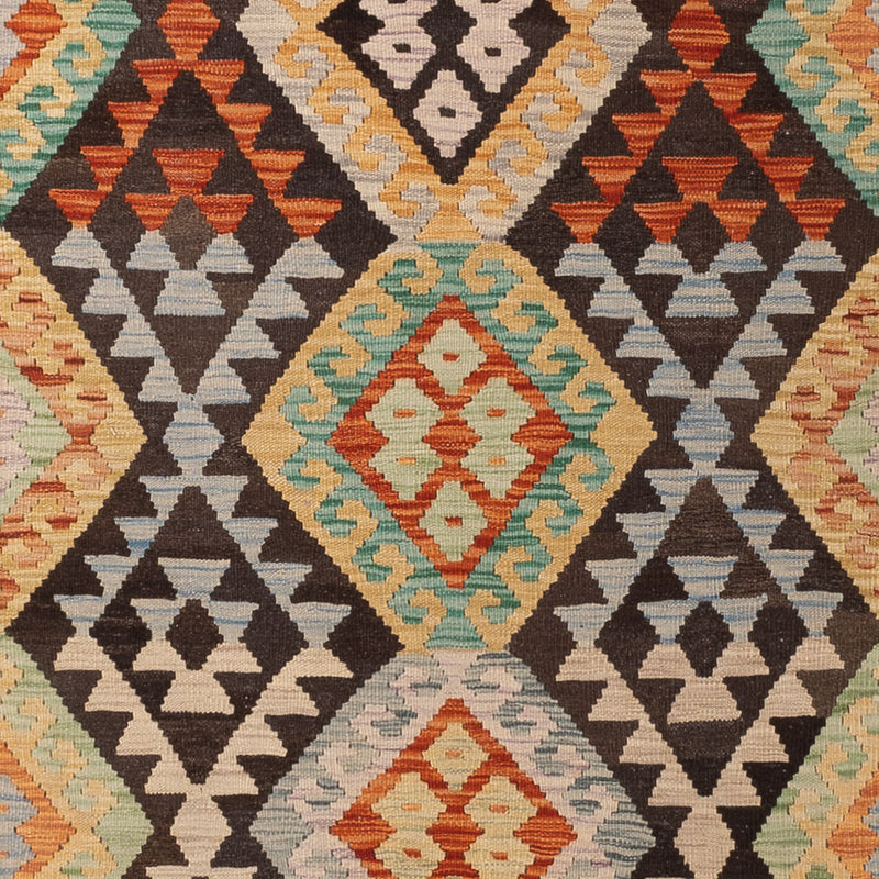 Kelim Teppich - Splash - 353 x 241 cm - bunt