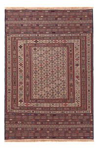 Kelim Teppich - Oriental - 200 x 135 cm - mehrfarbig