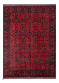 Afghan Teppich - Kunduz - 232 x 169 cm - rot