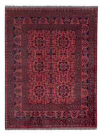 Afghan Teppich - Kunduz - 198 x 153 cm - rot