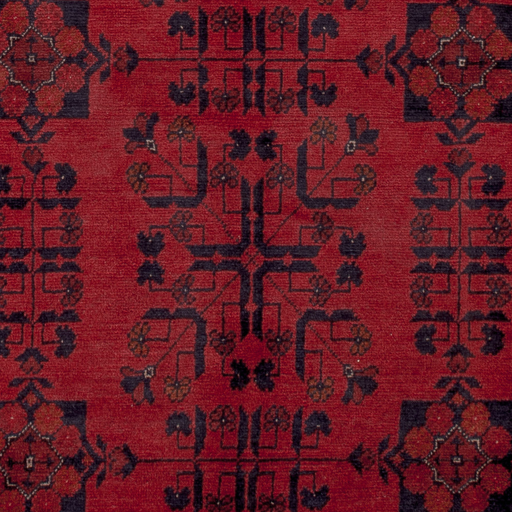 Afghan Teppich - Kunduz - 200 x 150 cm - rot