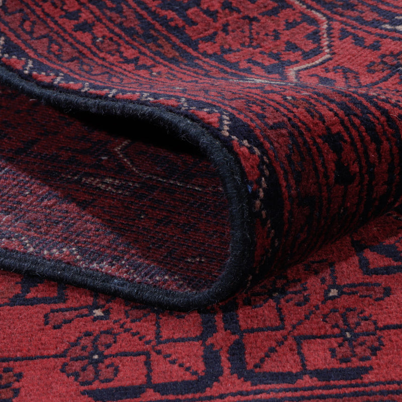 Afghan Teppich - Kunduz - 198 x 148 cm - rot