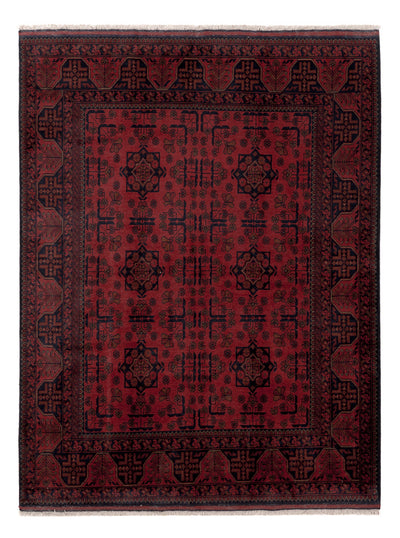 Afghan Teppich - Kunduz - 150 x 195 cm - rot