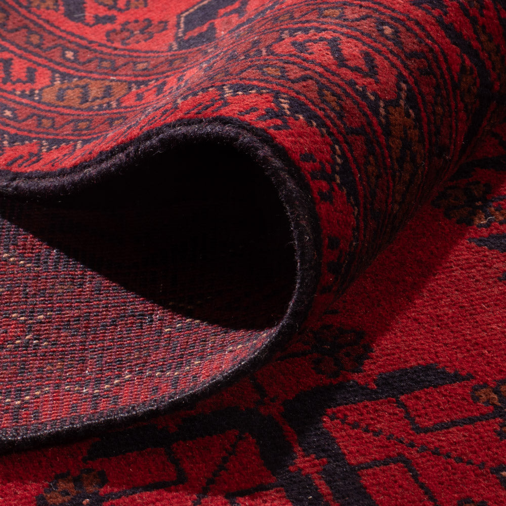 Afghan Teppich - Kunduz - 349 x 251 cm - rot