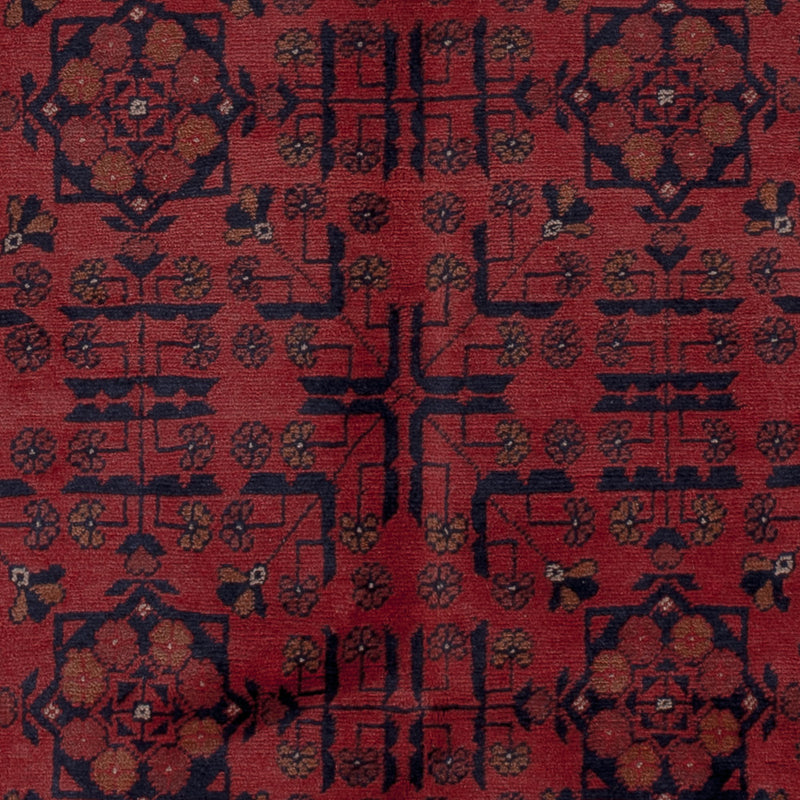 Afghan Teppich - Kunduz - 197 x 151 cm - rot