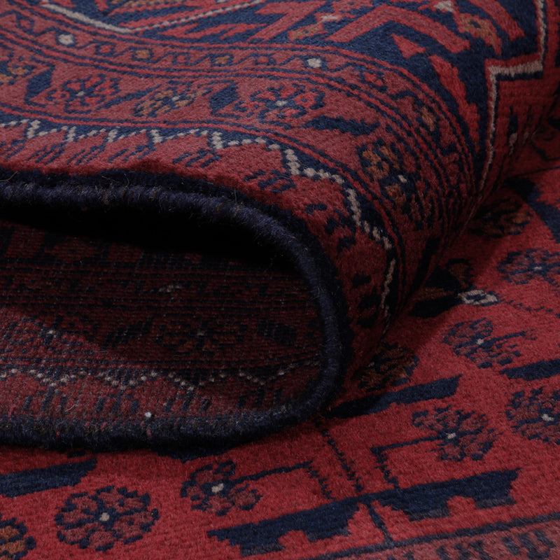 Afghan Teppich - Kunduz - 197 x 151 cm - rot