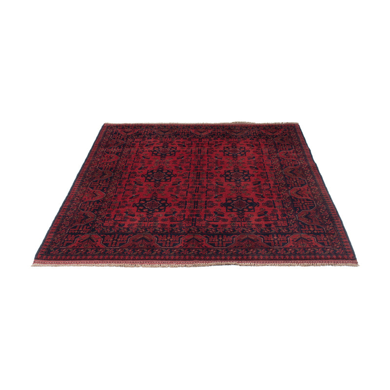 Afghan Teppich - Kunduz - 196 x 151 cm - rot