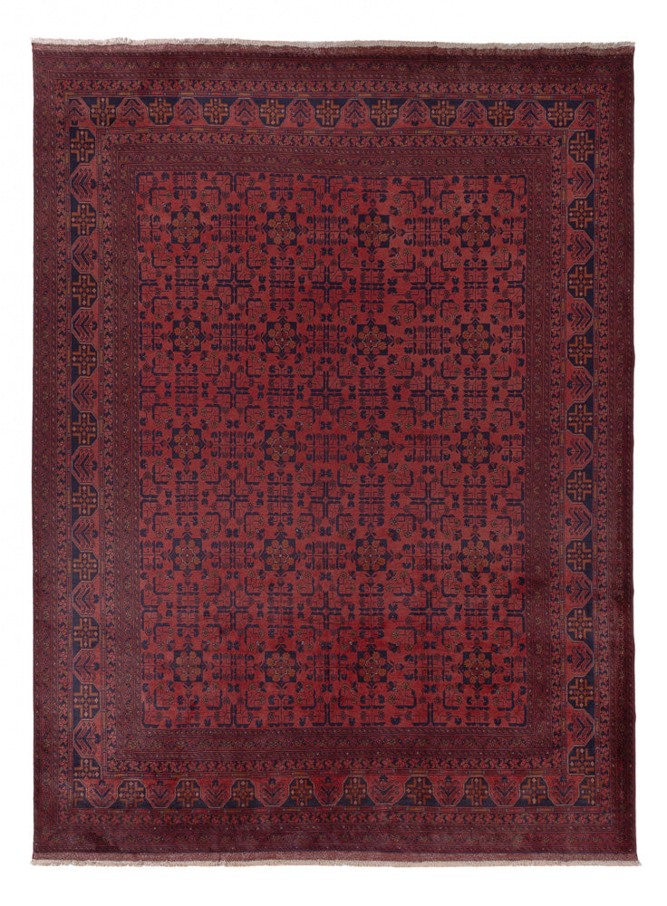 Afghan Teppich - Kunduz - 340 x 254 cm - rot