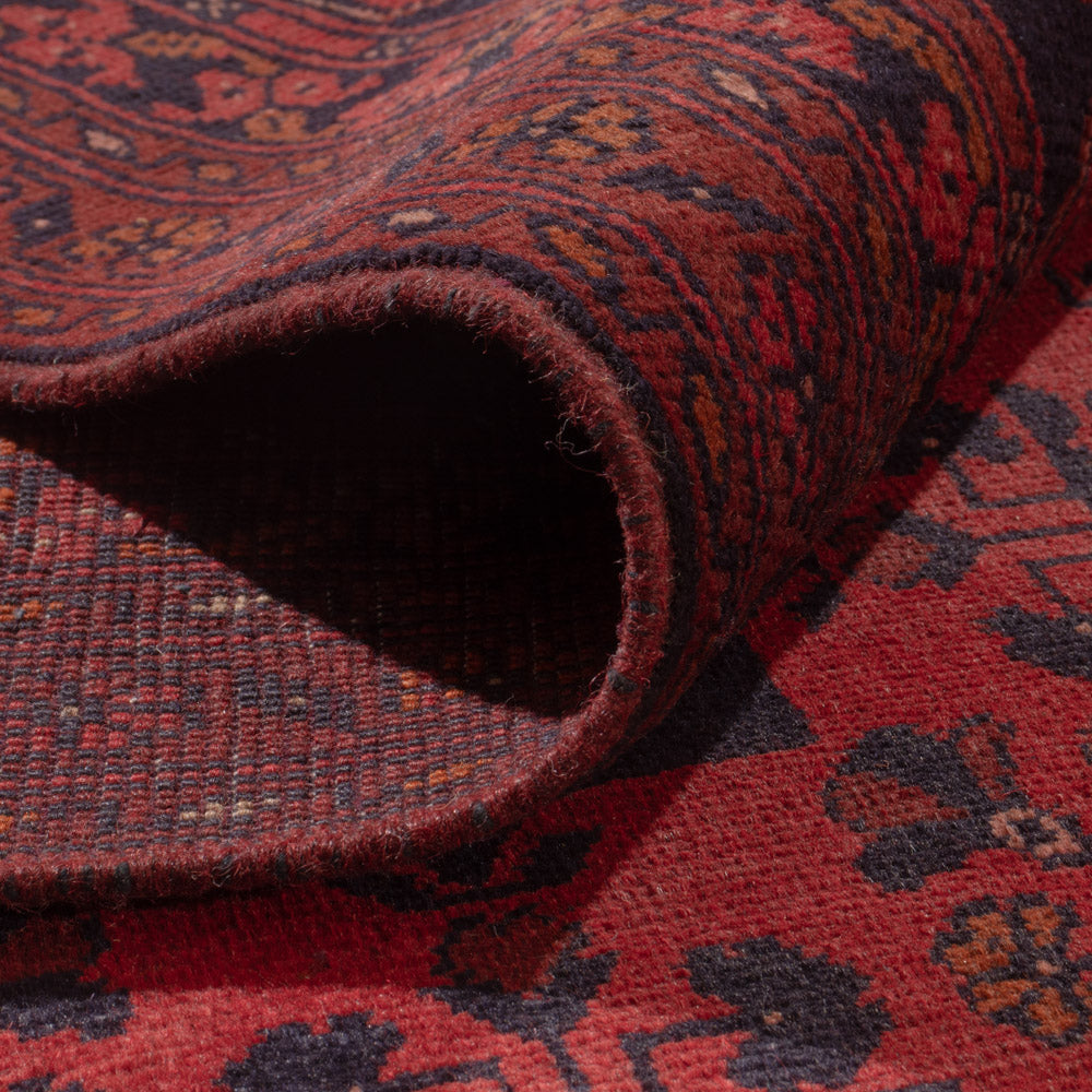 Afghan Teppich - Kunduz - 340 x 254 cm - rot