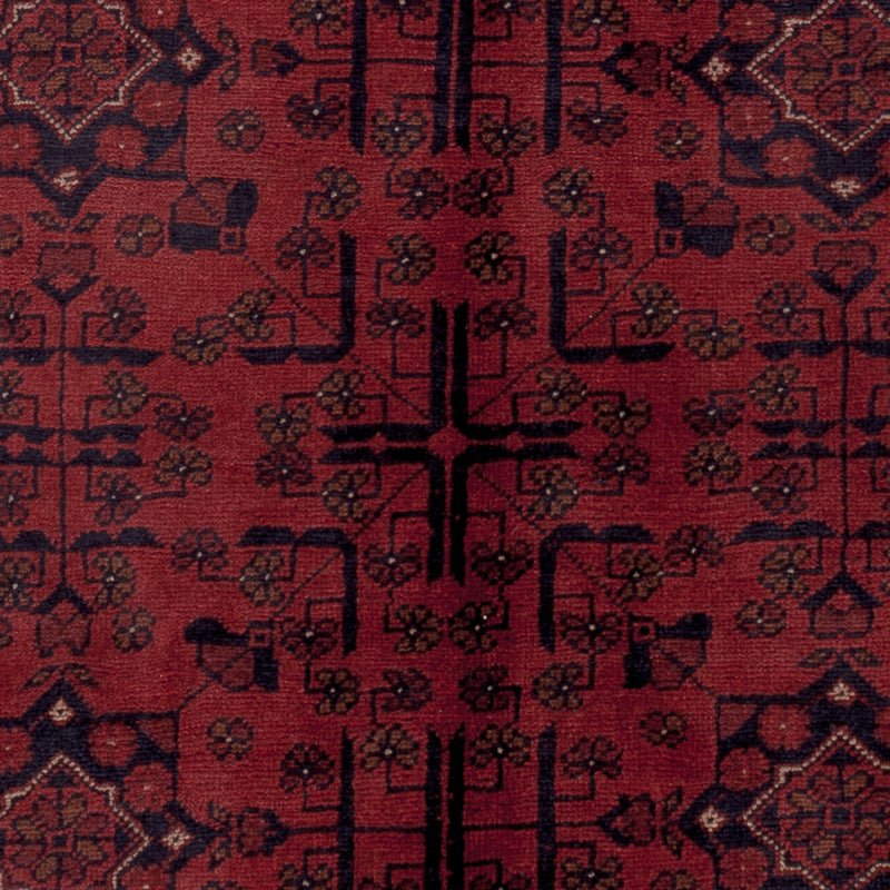Afghan Teppich - Kunduz - 199 x 154 cm - rot