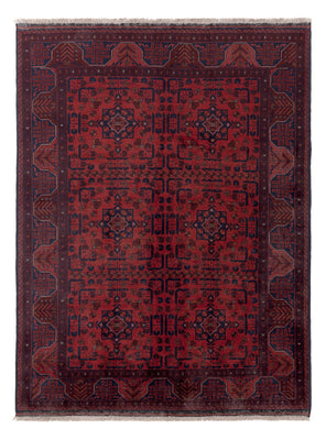 Afghan Teppich - Kunduz - 196 x 149 cm - rot