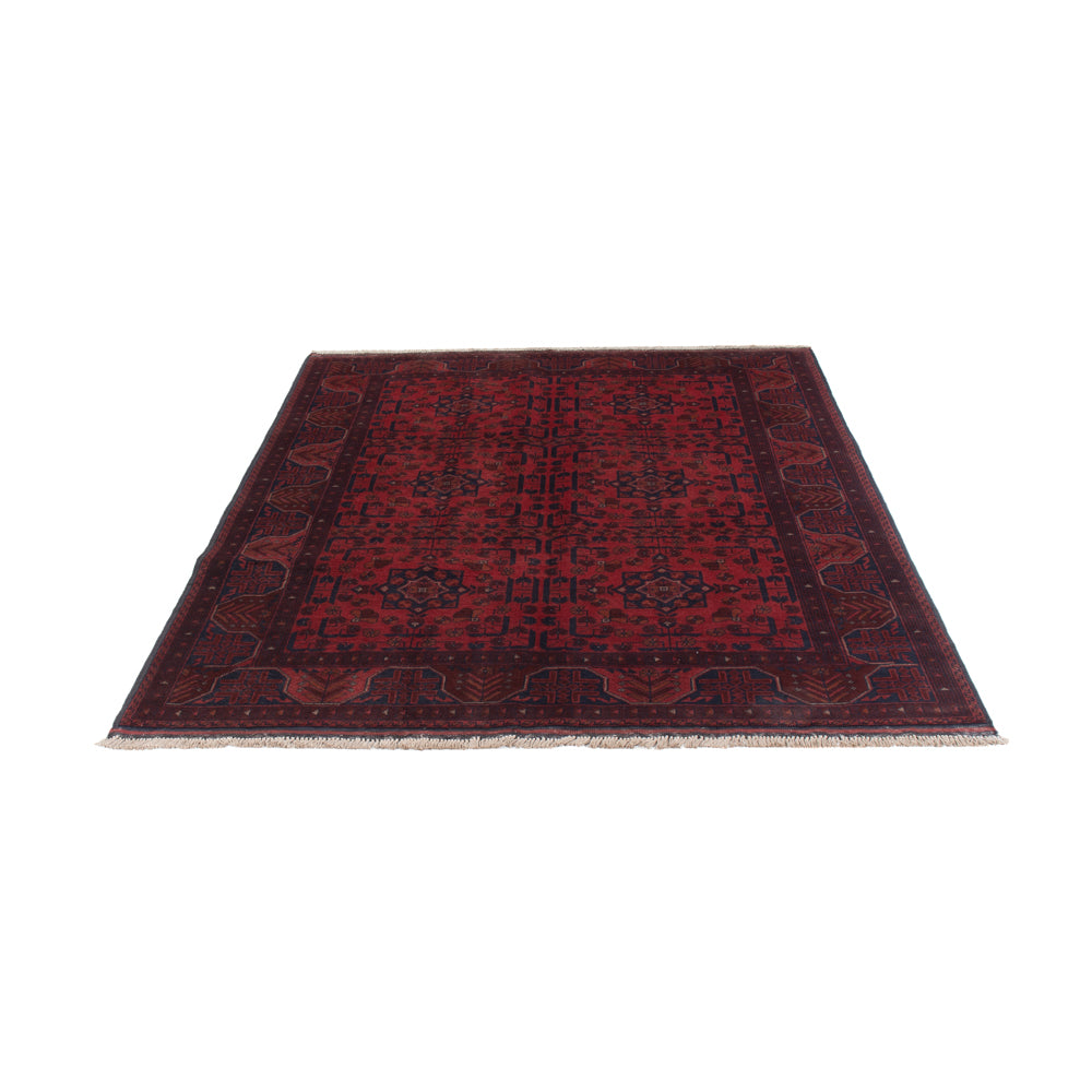 Afghan Teppich - Kunduz - 196 x 149 cm - rot