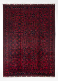 Afghan Teppich - Kunduz - 354 x 248 cm - rot