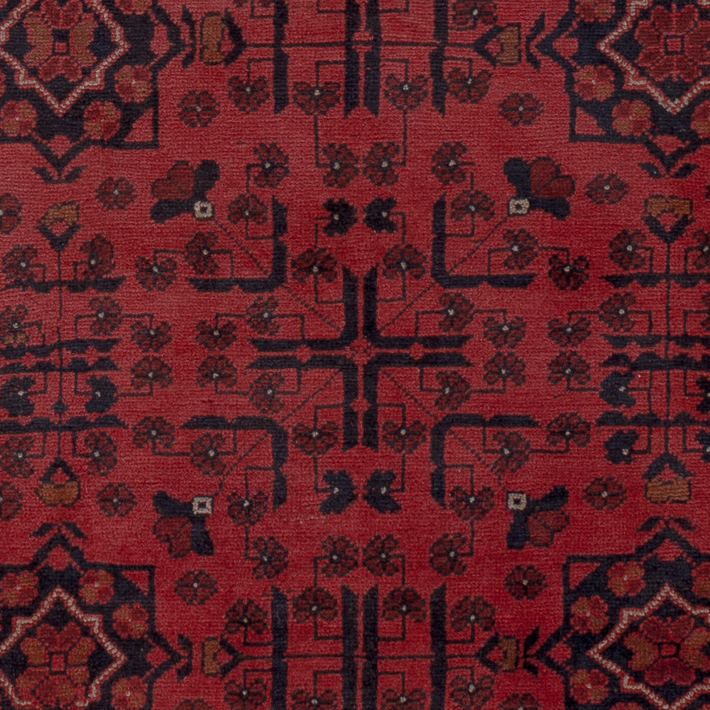 Afghan Teppich - Kunduz - 197 x 147 cm - rot