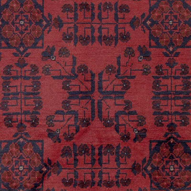 Afghan Teppich - Kunduz - 197 x 148 cm - rot