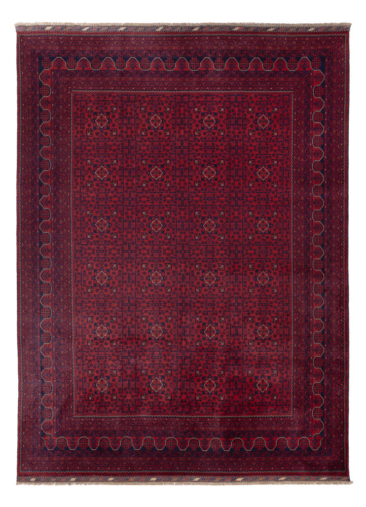 Afghan Teppich - Kunduz - 340 x 254 cm - rot