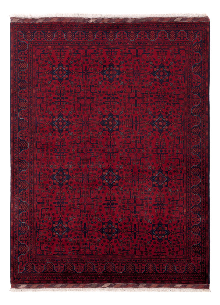Afghan Teppich - Royal - 199 x 150 cm - rot