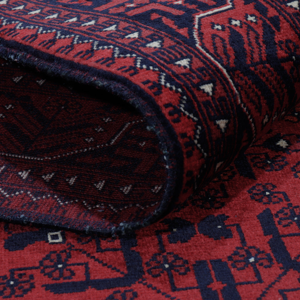 Afghan Teppich - Royal - 195 x 154 cm - rot