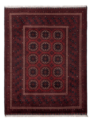 Afghan Teppich - 197 x 151 cm - rot