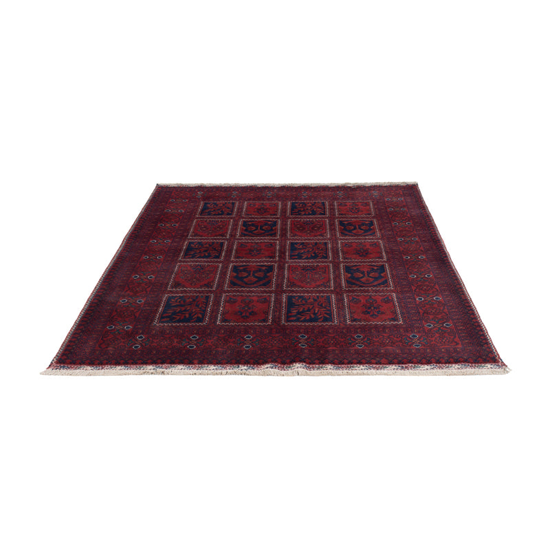 Afghan Teppich - Kunduz - 201 x 152 cm - rot