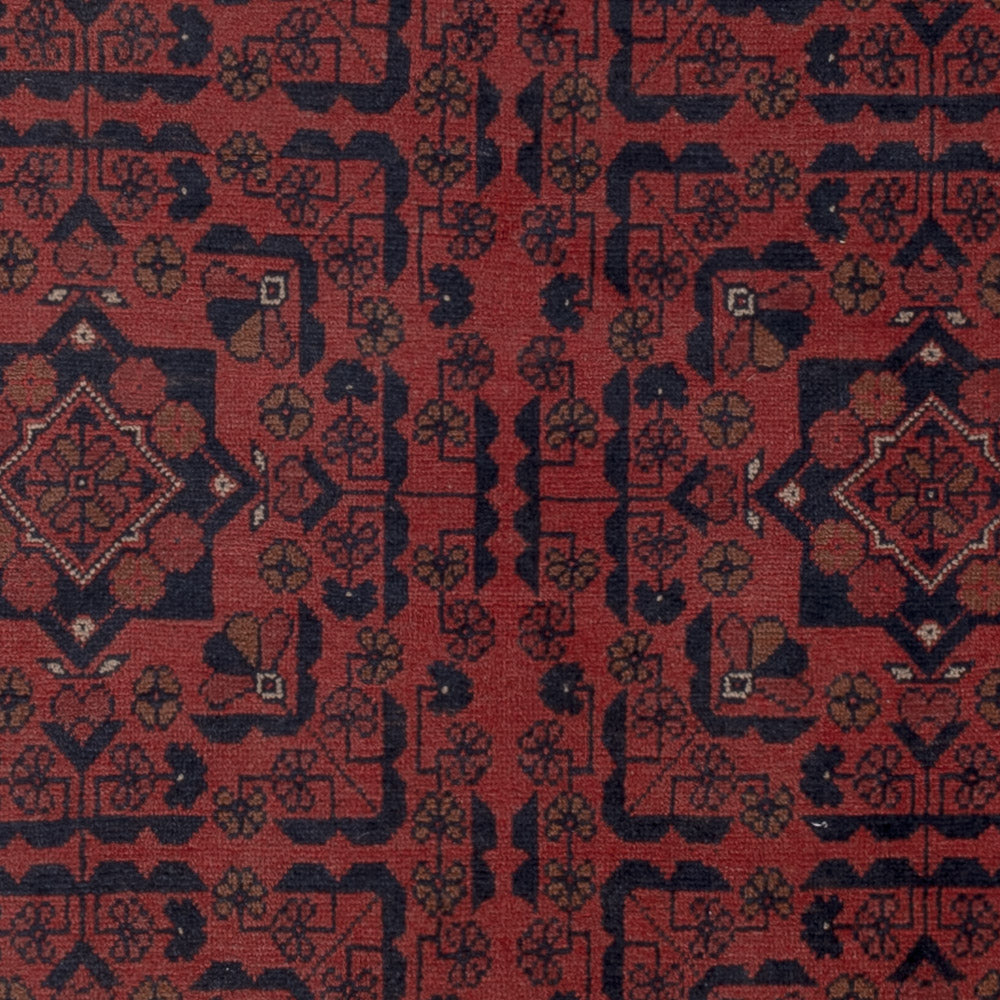 Afghan Teppich - Kunduz - 198 x 148 cm - rot