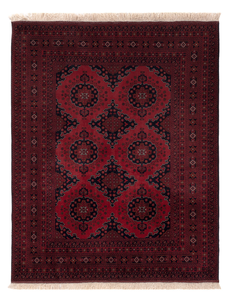 Afghan Teppich - Royal - 196 x 154 cm - rot