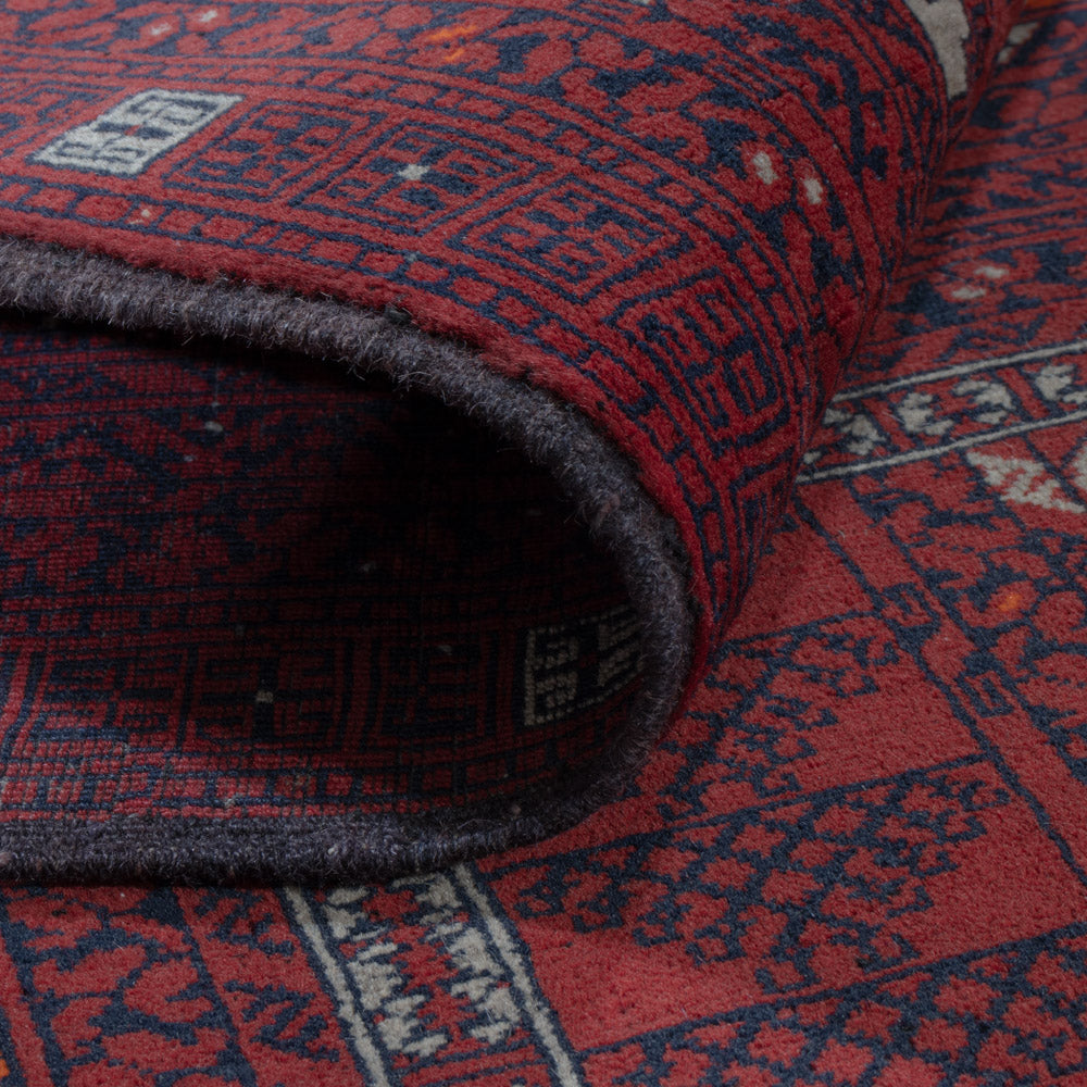 Afghan Teppich - 252 x 154 cm - rot