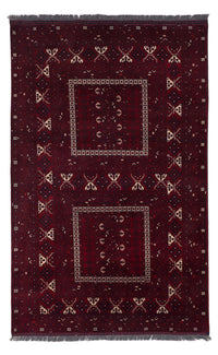 Afghan Teppich - 258 x 159 cm - rot