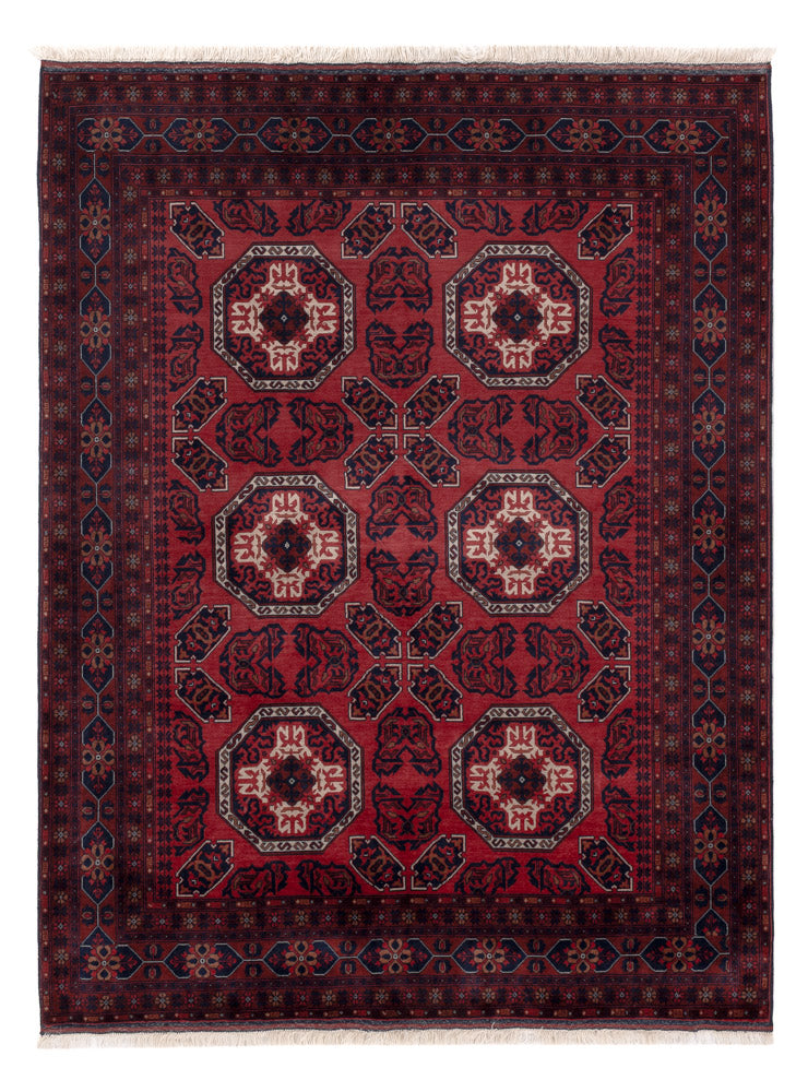 Afghan Teppich - Royal - 198 x 151 cm - rot