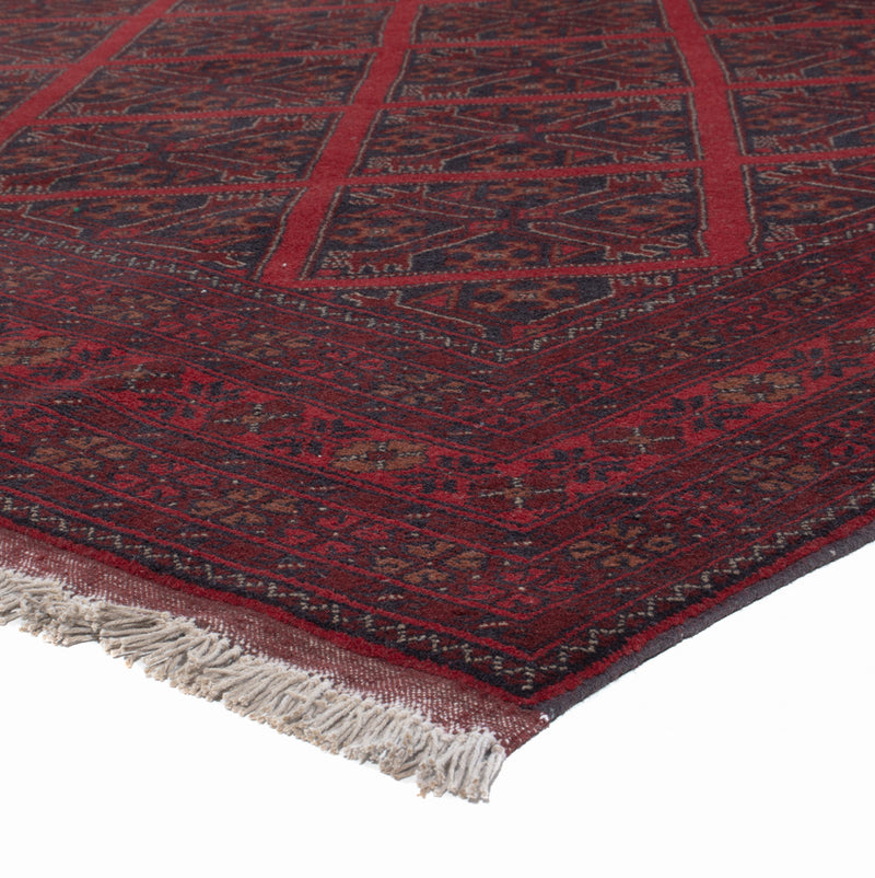 Afghan Teppich - Kunduz - 302 x 203 cm - rot